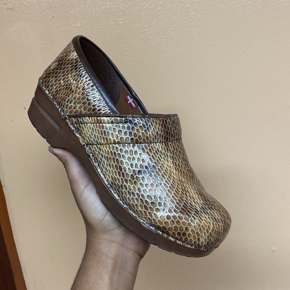 Sanita Snakeskin Danish Clogs - Picture 8 of 17